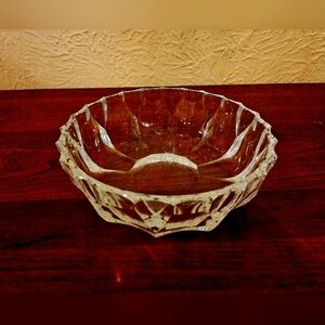 Josephinenhutte hand-blown lead crystal salad set